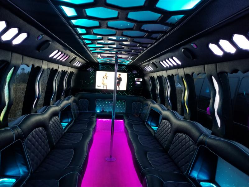 Party Bus Baltimore, Limo Rental Baltimore Raven Party Bus