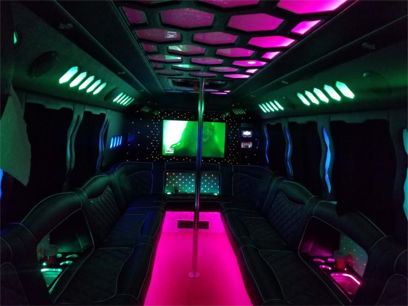 15 passenger party bus